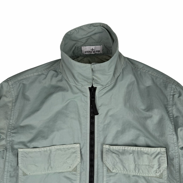 Stone Island 2023 Pale Green Opaque Nylon Twill Primaloft Jacket - Large