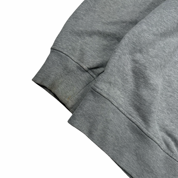 Stone Island 2022 Grey Pullover Cotton Hoodie - XXL
