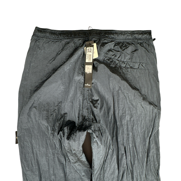 Stone Island 2023 Light Navy Blue Nylon Metal Econyl Trousers - 36"