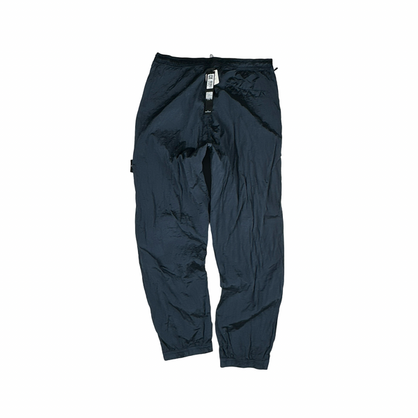 Stone Island 2023 Light Navy Blue Nylon Metal Econyl Trousers - 36"