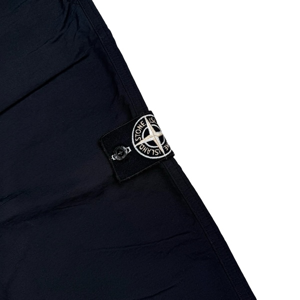 Stone Island 2025 Black Naslan Corrosion Loose Fit Cargo Trousers - 32"