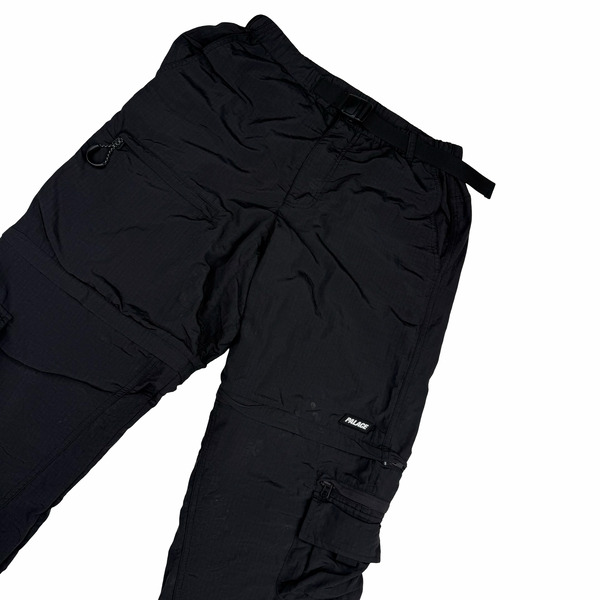 Palace  Black Convertible Zip-Off Hiking Trousers - Small