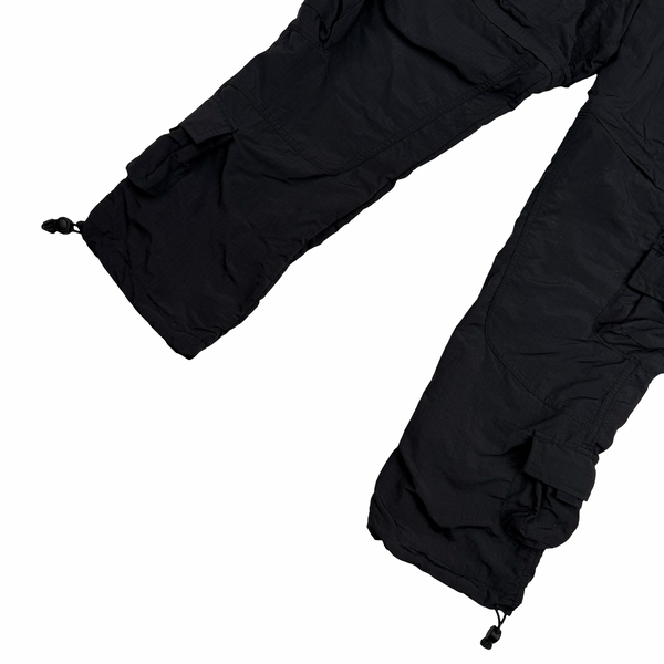 Palace  Black Convertible Zip-Off Hiking Trousers - Small