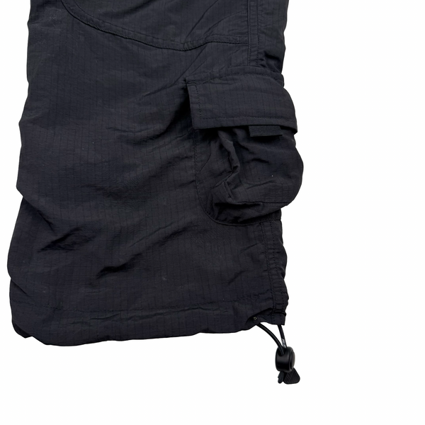 Palace  Black Convertible Zip-Off Hiking Trousers - Small