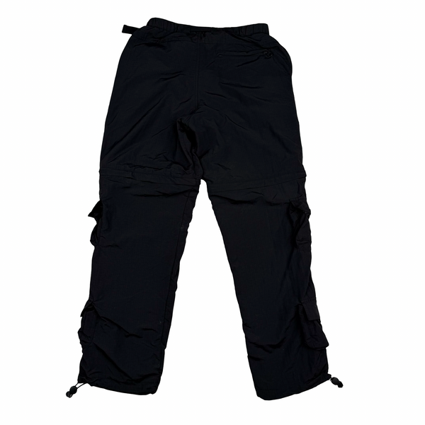 Palace  Black Convertible Zip-Off Hiking Trousers - Small