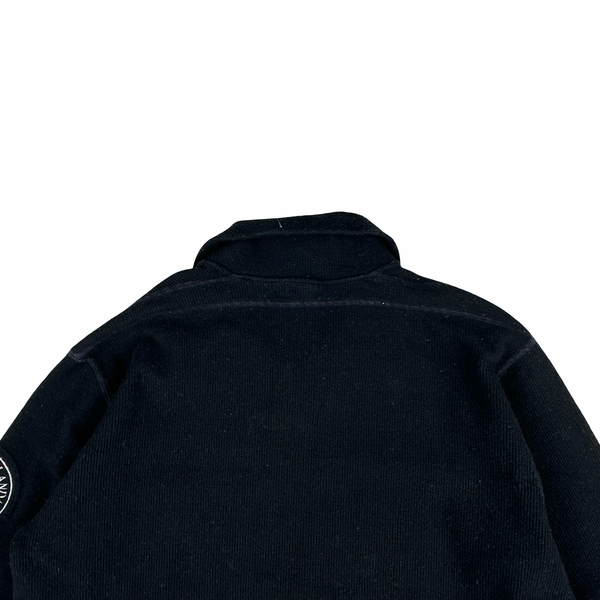 Stone Island 2001 Compass Vintage Collared Cotton Jumper - XL