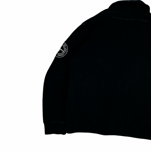 Stone Island 2001 Compass Vintage Collared Cotton Jumper - XL