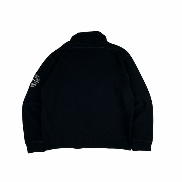 Stone Island 2001 Compass Vintage Collared Cotton Jumper - XL
