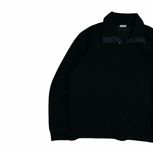 Stone Island 2001 Compass Vintage Collared Cotton Jumper - XL