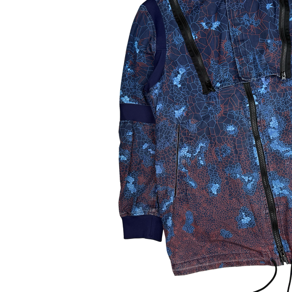 Stone Island 2019 Printed Heat Reactive Thermosensitive Fabric Hooded Jacket - Medium