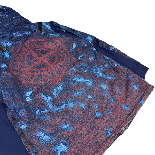 Stone Island 2019 Printed Heat Reactive Thermosensitive Fabric Hooded Jacket - Medium