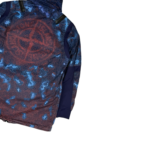 Stone Island 2019 Printed Heat Reactive Thermosensitive Fabric Hooded Jacket - Medium