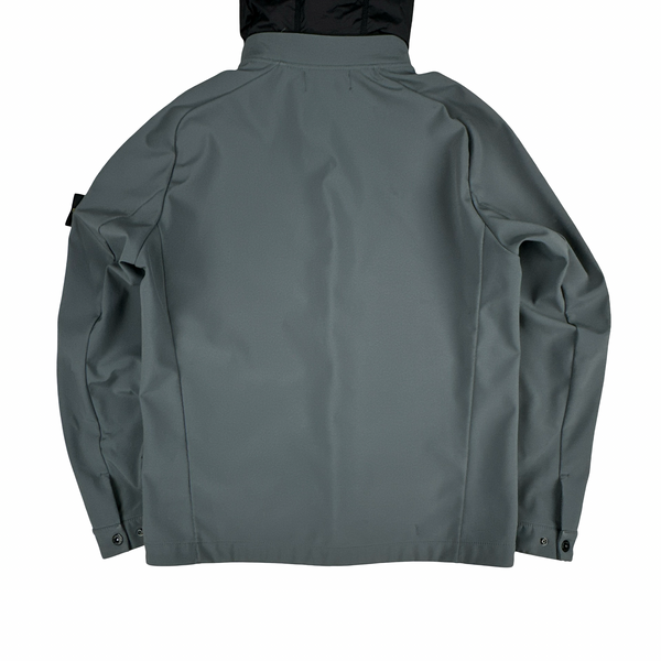 Stone Island Grey Light Soft Shell R Jacket - Large