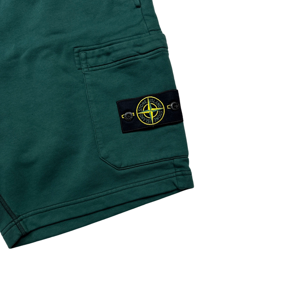 Stone Island 2023 Forest Green Cotton Shorts - XXL