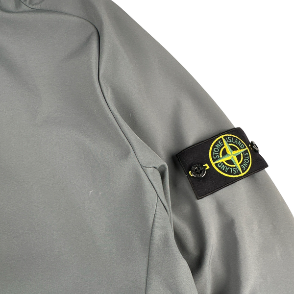 Stone Island Grey Light Soft Shell R Jacket - Large