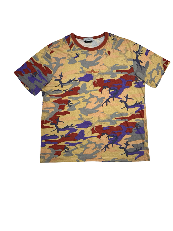 Stone Island 2022 Multicoloured Heritage Camo T-Shirt - XXL