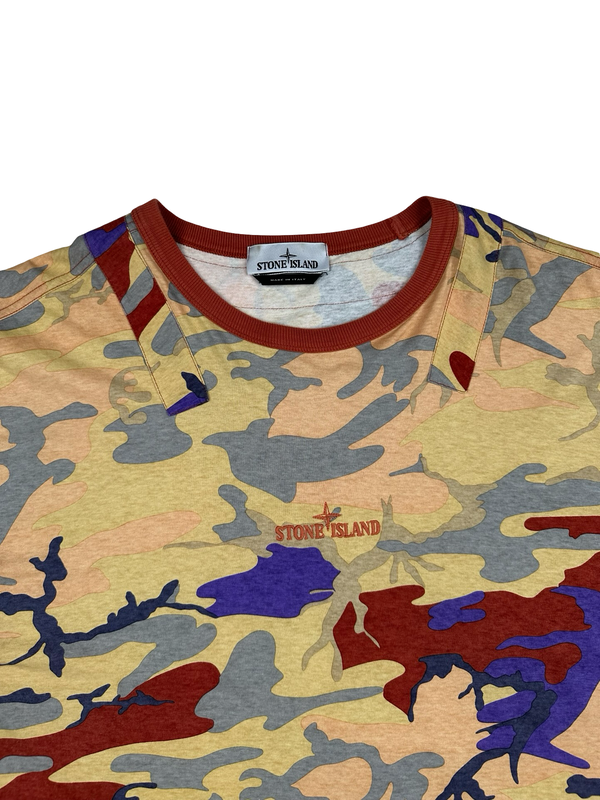 Stone Island 2022 Multicoloured Heritage Camo T-Shirt - XXL