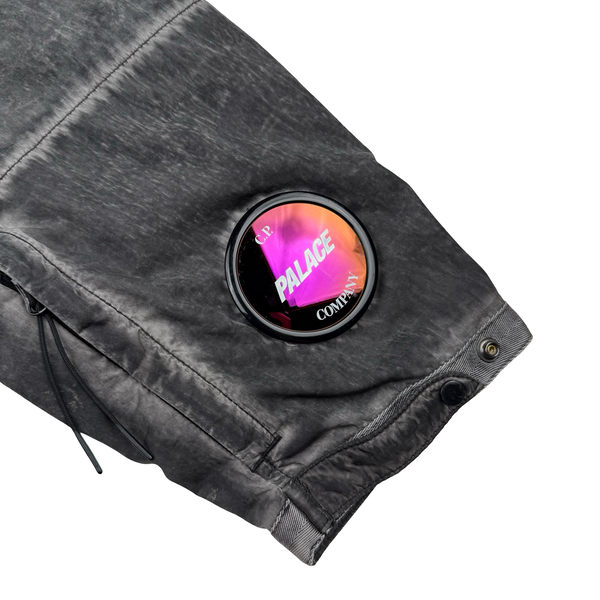 CP Company x Palace Grey Nylon La Mille Goggle Jacket - Medium