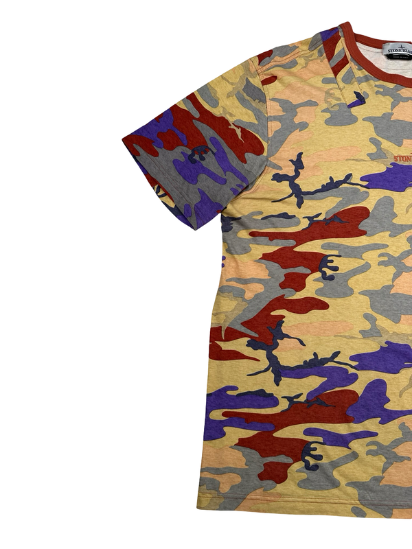 Stone Island 2022 Multicoloured Heritage Camo T-Shirt - XXL
