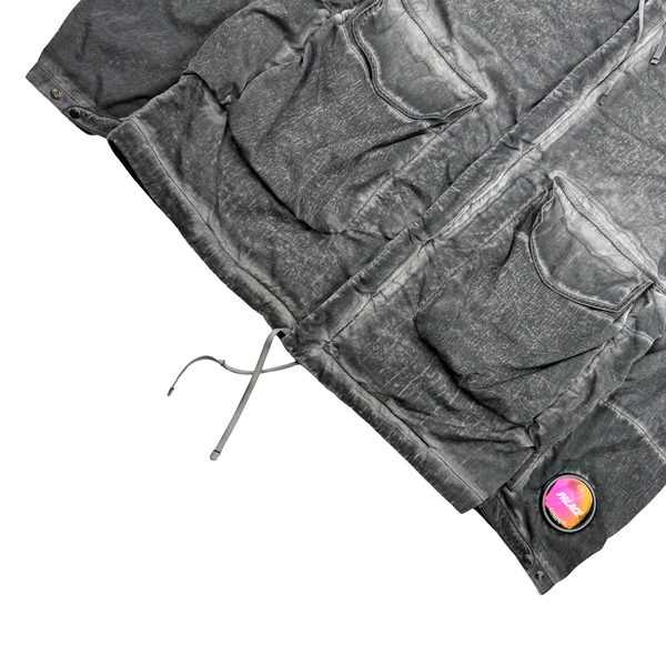 CP Company x Palace Grey Nylon La Mille Goggle Jacket - Medium