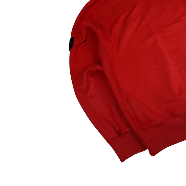 Stone Island 2013 Red Cotton Crew Neck Jumper - Medium