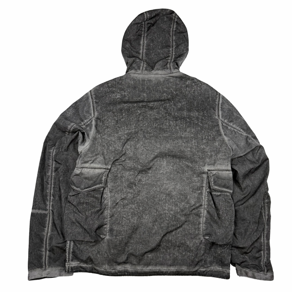 CP Company x Palace Grey Nylon La Mille Goggle Jacket - Medium