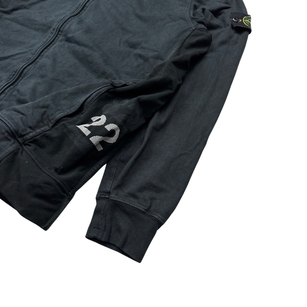 Stone Island 40th Anni Cotton Zipped Hoodie - XXL