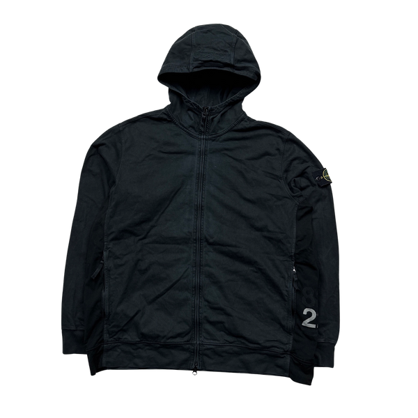 Stone Island 40th Anni Cotton Zipped Hoodie - XXL