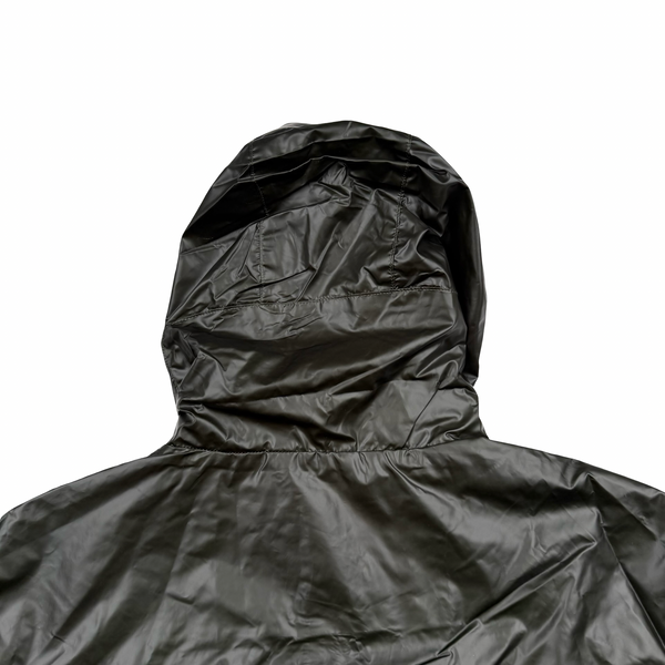 Lyle&Scott Khaki Hooded Heat Reactive Nylon Windbreaker - Large