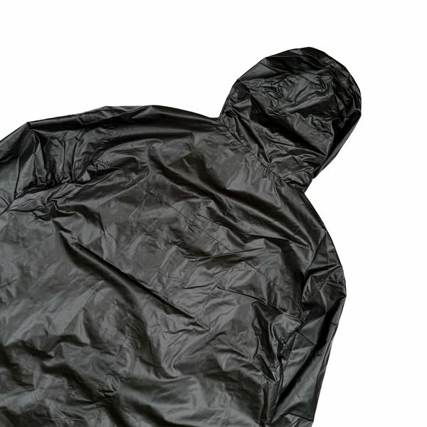 Lyle&Scott Khaki Hooded Heat Reactive Nylon Windbreaker - Large