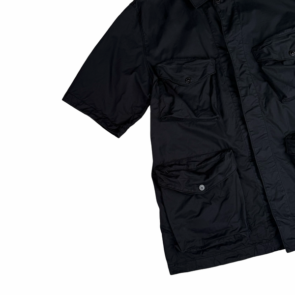 Stone Island 2022 Black Short Sleeve Multi Pocket Shirt - XL