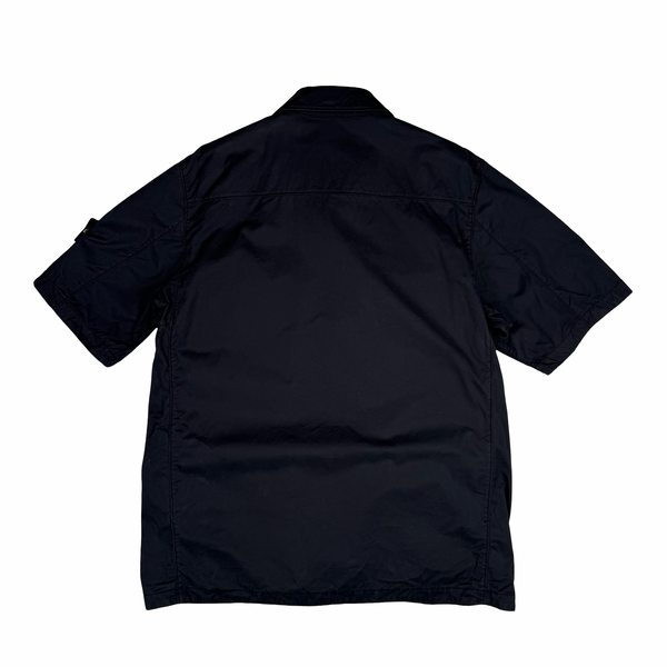 Stone Island 2022 Black Short Sleeve Multi Pocket Shirt - XL