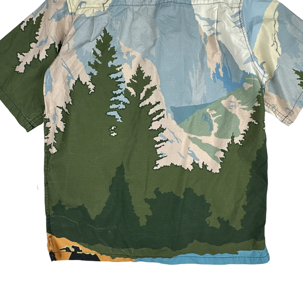 Prada Runway Outdoor Camo Buttoned Shirt - Medium