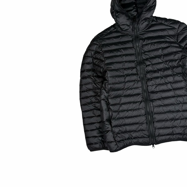 Stone Island 2022 Black Loom Woven R Nylon Down TC Puffer - Medium