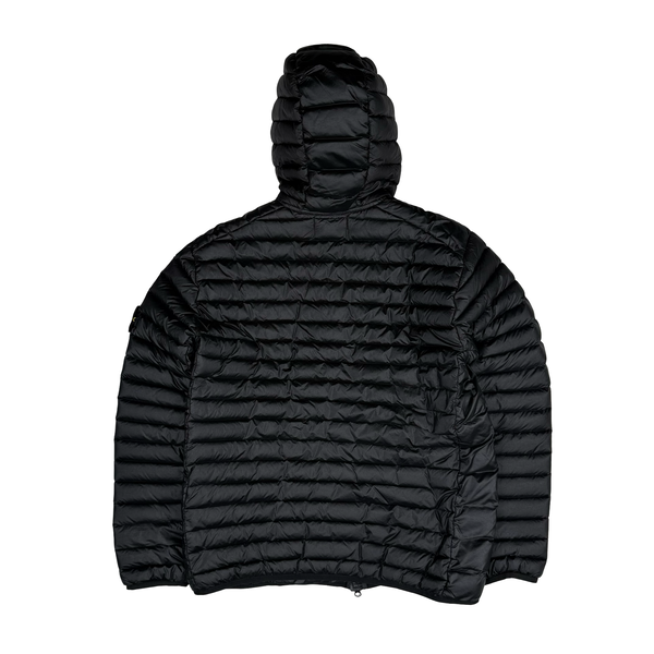 Stone Island 2022 Black Loom Woven R Nylon Down TC Puffer - Medium