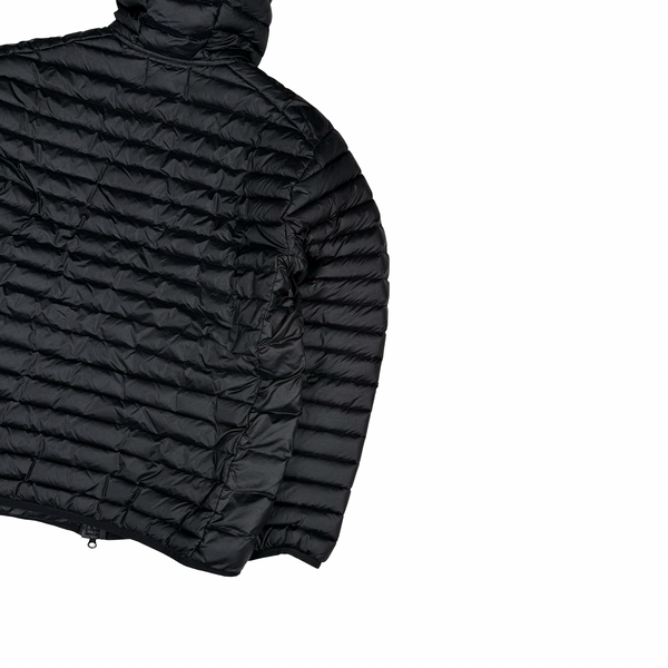 Stone Island 2022 Black Loom Woven R Nylon Down TC Puffer - Medium