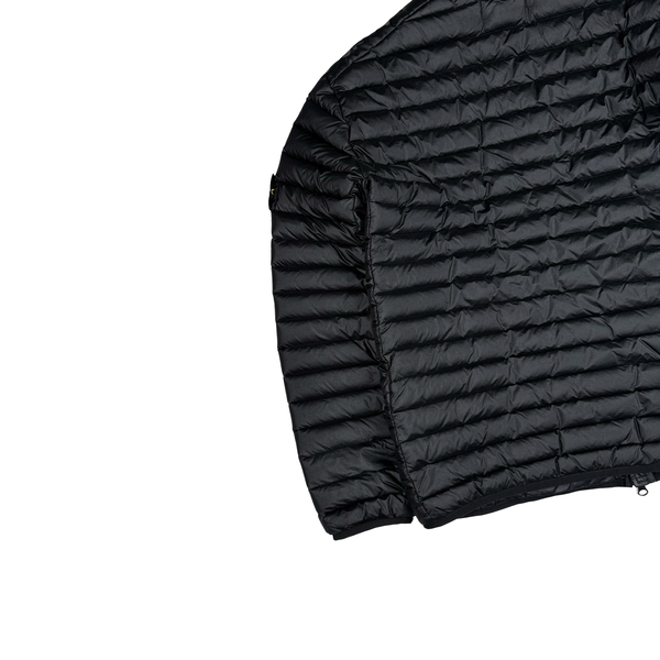 Stone Island 2022 Black Loom Woven R Nylon Down TC Puffer - Medium