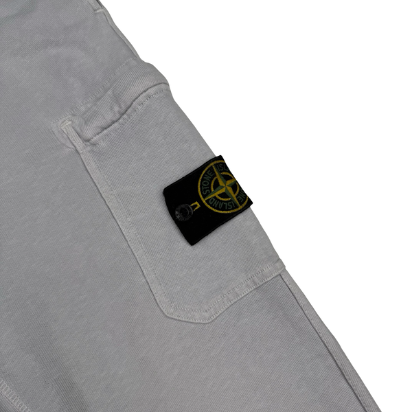 Stone Island 2016 Silver Grey Cotton Joggers - Large