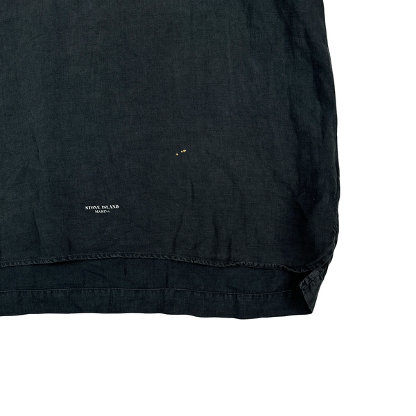 Stone Island Marina 1993 Button up Polo T Shirt - Medium