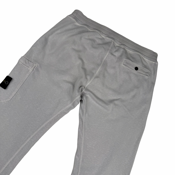 Stone Island 2016 Silver Grey Cotton Joggers - Large