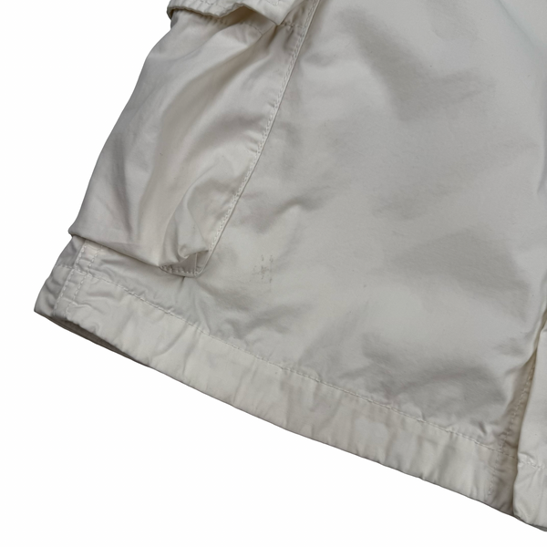 Stone Island 2016 Ivory Cotton Overshirt - Medium