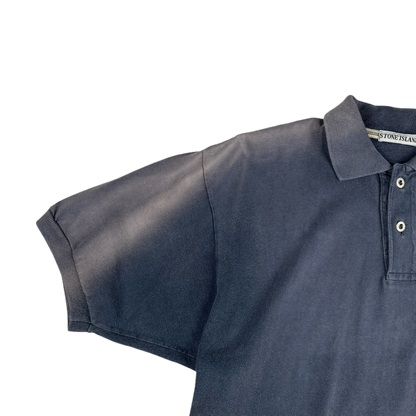 Stone Island Navy Vintage Polo T Shirt - XL