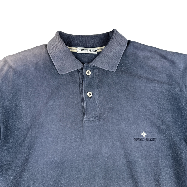 Stone Island Navy Vintage Polo T Shirt - XL