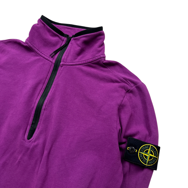 Stone Island 2018 Magenta Pullover Jumper - Small