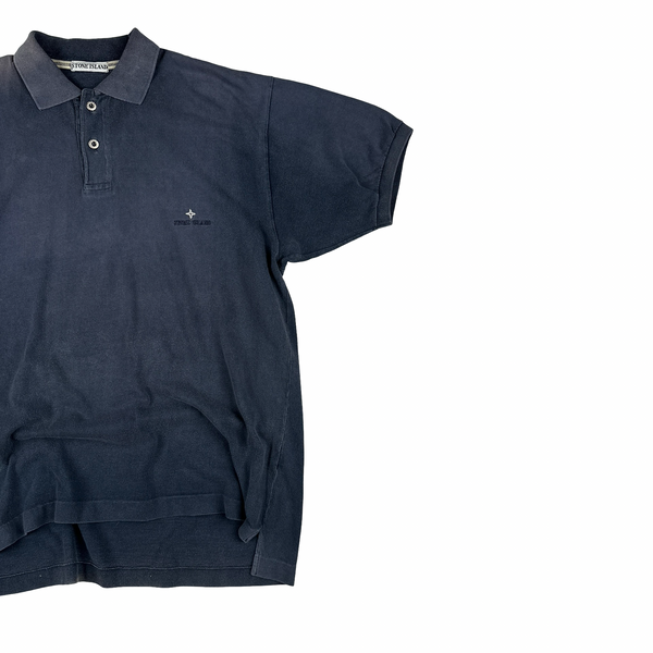 Stone Island Navy Vintage Polo T Shirt - XL