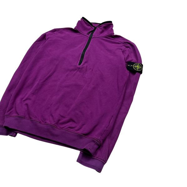 Stone Island 2018 Magenta Pullover Jumper - Small