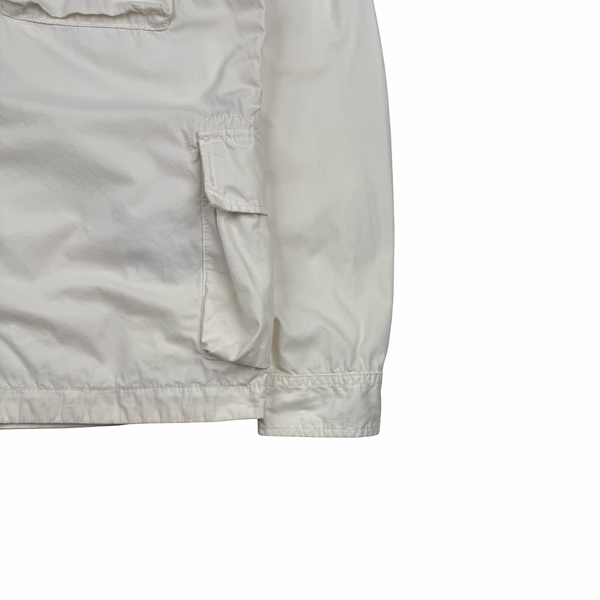 Stone Island 2016 Ivory Cotton Overshirt - Medium
