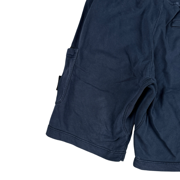 Stone Island 2017 Navy Cotton Shorts - Large