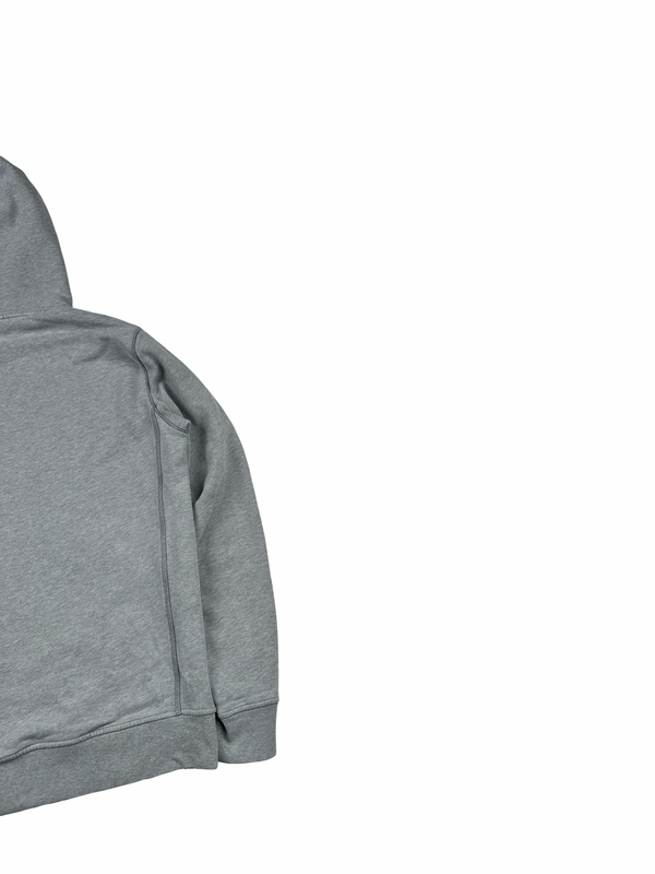 Stone Island 2018 Grey Cotton Pullover Hoodie - Medium