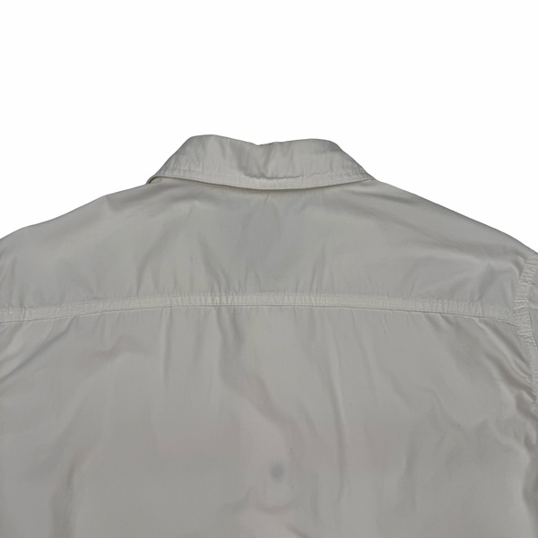 Stone Island 2016 Ivory Cotton Overshirt - Medium